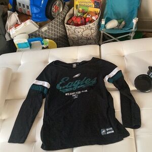 NFL Black and Green Long Sleeve Tee